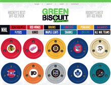 Tablet Screenshot of greenbiscuit.com